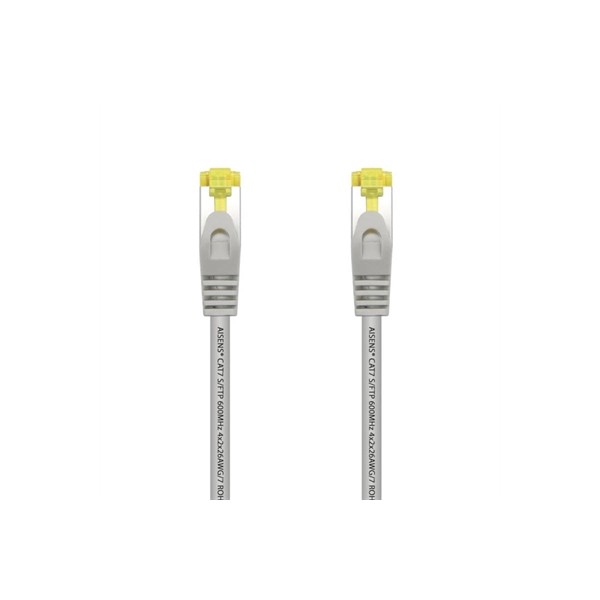 Aisens cable rj45 cat.7 awg26 gris 0.5m
