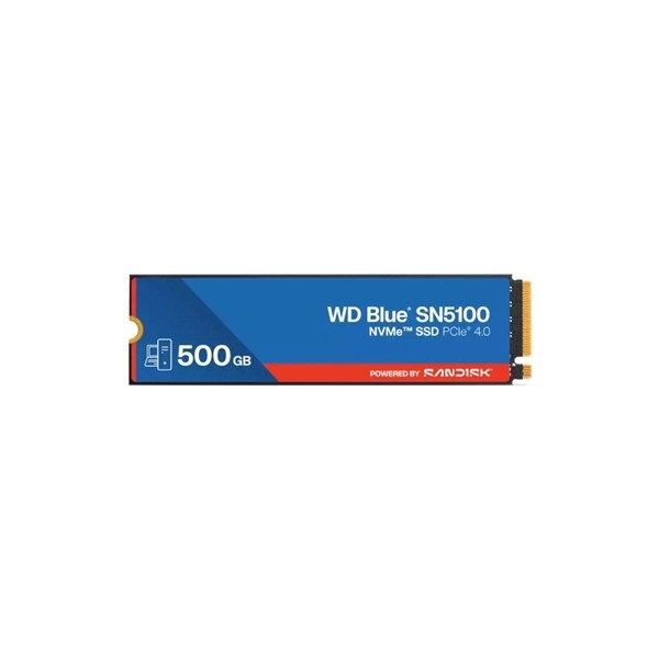 Wd blue sn5100 ssd 500gb nvme gen4 6600mb-s