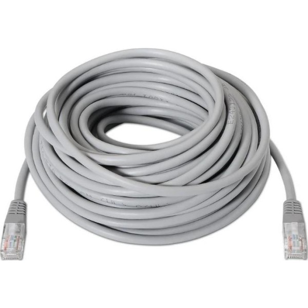 Aisens latiguillo rj45 cat.6 utp awg24 gris 20m